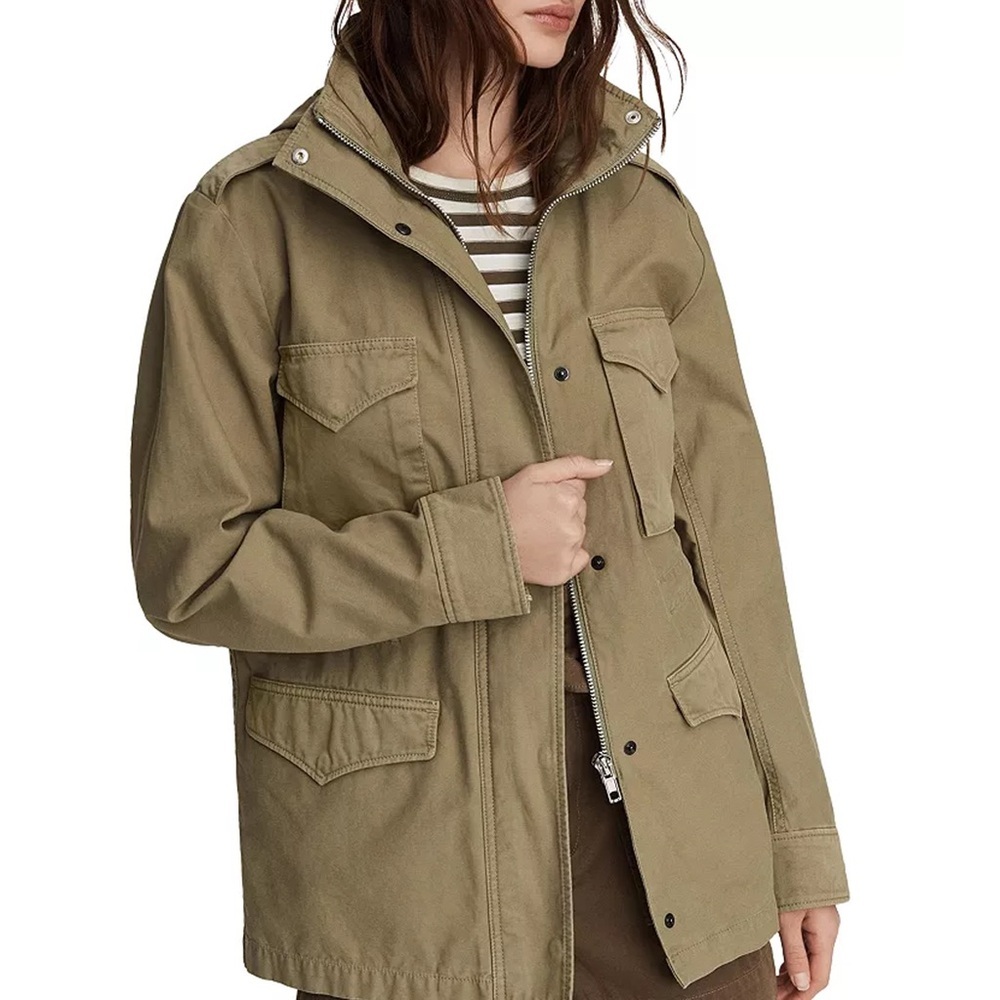 Rag & Bone - M65 Hooded Field Jacket - Green Moss